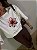 T-shirt Cropped Flor Venettia Off White - Imagem 3