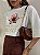 T-shirt Cropped Flor Venettia Off White - Imagem 8