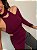 Blusa Assimétrica Recortes Solenna Vermelho Bordô - Imagem 8