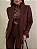 Maxi Blazer Linho Venettia Marrom - Imagem 1