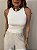 Regata Canelada Leonor Off White - Imagem 2