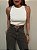 Regata Canelada Leonor Off White - Imagem 5