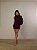 Vestido Curto Drapeado Bellizzi Roxo Uva - Imagem 2