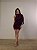 Vestido Curto Drapeado Bellizzi Roxo Uva - Imagem 6