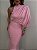 Vestido Longo Bellizzi Rosa Claro - Imagem 7