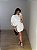 Vestido Curto Drapeado Bellizzi Off White - Imagem 6