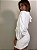 Vestido Curto Drapeado Bellizzi Off White - Imagem 8