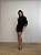 Vestido Curto Drapeado Bellizzi Preto - Imagem 1