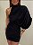 Vestido Curto Drapeado Bellizzi Preto - Imagem 2