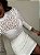 Blusa Alongada Renda Stella Branca - Imagem 1