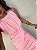 Vestido Midi Drapeado Alba Rosa Claro - Imagem 6