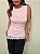 Blusa Detalhe Renda Giorgia Rosa Claro - Imagem 3