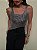Calça Jeans Wide Leg Preta Estonada Ludovica - Imagem 5