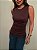 Blusa Detalhe Renda Giorgia Marrom - Imagem 3