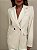 Maxi Blazer Alfaiataria Ginevra Bege Creme - Imagem 1