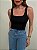 Cropped Texturizado Luna Preto - Imagem 1