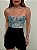 Corselet Estampado Adelaide Azul - Imagem 1