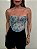 Corselet Estampado Adelaide Azul - Imagem 3