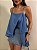 Blusa Alcinha Lorenza Azul - Imagem 5