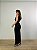 Vestido Midi Drapeado Alba Preto - Imagem 4