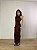 Vestido Midi Drapeado Alba Marrom - Imagem 3