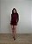Vestido Curto Pienza Vermelho Bordô - Imagem 8