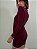 Vestido Curto Pienza Vermelho Bordô - Imagem 9