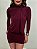 Vestido Curto Pienza Vermelho Bordô - Imagem 5