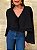 Bata Cropped Talia Preta - Imagem 1