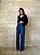Bata Cropped Talia Preta - Imagem 7