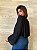 Bata Cropped Talia Preta - Imagem 5