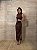 Vestido Midi Solenna Marrom - Imagem 3
