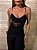 Blusa Renda Assimétrica Thalia Preta - Imagem 1