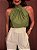 Cropped Gola Alta Jade Verde - Imagem 2