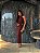 Vestido Midi Celine Marrom - Imagem 1