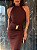 Vestido Midi Celine Marrom - Imagem 7