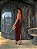 Vestido Midi Celine Marrom - Imagem 3