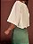 T-shirt Cropped Flor Louise Off White - Imagem 8