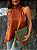 Blusa Cetim Celine Terracota - Imagem 9