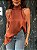 Blusa Cetim Celine Terracota - Imagem 5