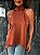 Blusa Cetim Celine Terracota - Imagem 1