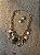Conjunto Colar Pingentes + Brinco Dourado - Imagem 6