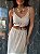Vestido Midi Alongado Louise Bege Claro - Imagem 6