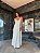 Vestido Midi Alongado Louise Bege Claro - Imagem 5