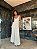 Vestido Midi Alongado Louise Bege Claro - Imagem 9