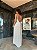 Vestido Midi Alongado Louise Bege Claro - Imagem 8