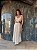 Vestido Midi Alongado Louise Bege Claro - Imagem 2