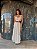 Vestido Midi Alongado Louise Bege Claro - Imagem 4