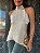 Blusa Cetim Celine Champanhe - Imagem 1