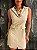Vestido Curto Alfaiataria Amalfi Bege Claro - Imagem 4